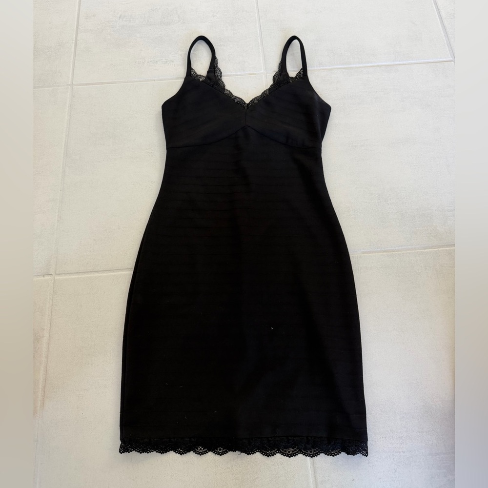 Guess Black Lace Detail Chemise